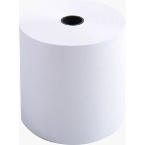 Exacompta Bobine calculatrice 70 x 70 x 12 mm, 44 mètres, papier 1 pli offset extra-Blanc 60g FSC - Lot de 14 - Publicité