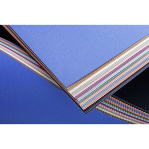 Clairefontaine Etival Color paquet 24F 50x65cm 160g - Assortiment pastel Bleu marine - Publicité