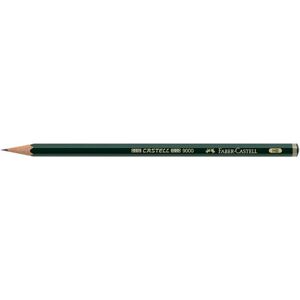 Faber castell FABER-CASTELL Crayon CASTELL 9000, degré de dureté: 3B - Lot de 12 Chêne clair - Publicité