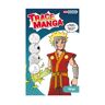 Oz international Pochoir Trace Manga pour apprendre à tracer facilement des personnages Manga ''Ninja'' - Lot de 2