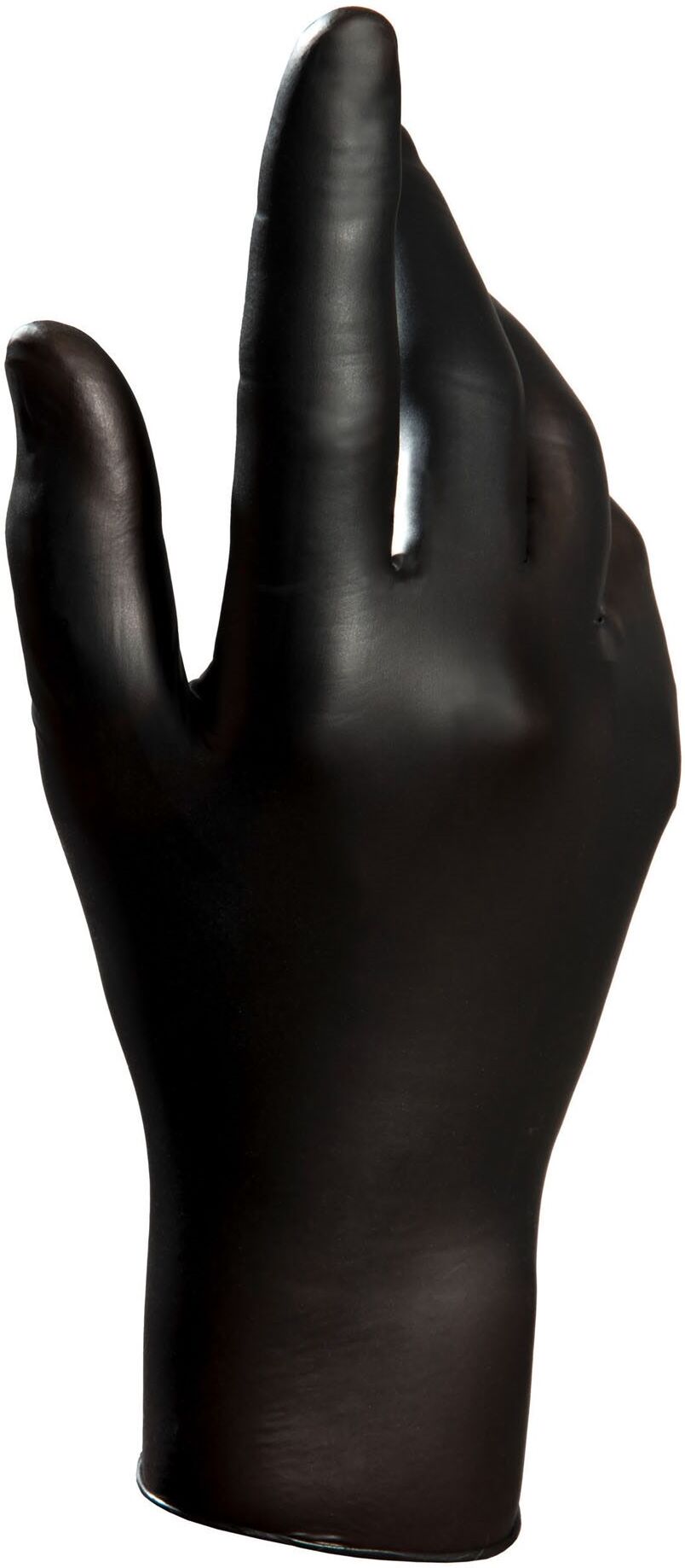 Gants jetables de protection chimique Mapa Solo 935, PVC/nitrile non poudré, noir - Boîte de 100 - Taille 9 Gris clair