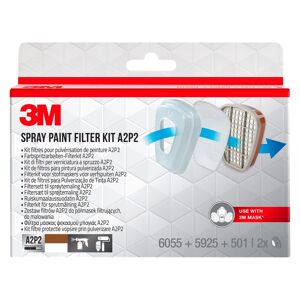 3M Kit 2 filtres 3M pour masque Série 6000 A2P2