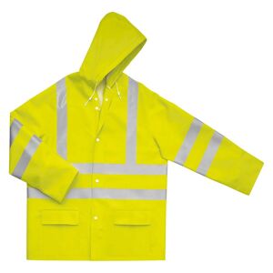 Deltaplus Veste de pluie haute visibilité jaune fluo - XL Xxl