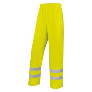 Deltaplus Pantalon de pluie haute visibilité, jaune fluo - XXL Xl