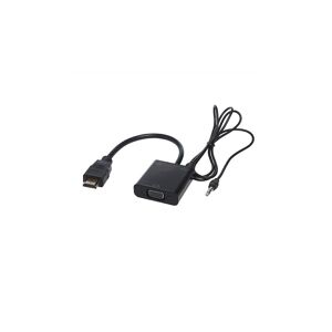 Convertisseur HDMI Mâle / VGA Femelle 10cm Noir 590472 - Lot de 3