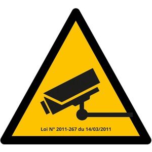 Pictogramme De Danger - Vidéosurveillance - PVC - 315 - Lot de 2