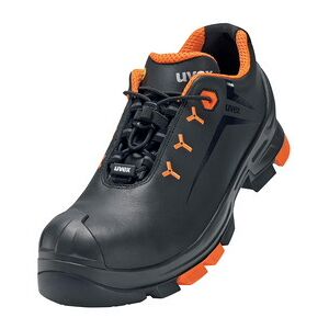 Uvex 2 Chaussures basses S3 SRC, T. 44, noir/orange