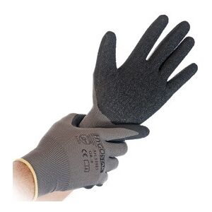 Gants de travail Skill, S, gris/noir - Lot de 12