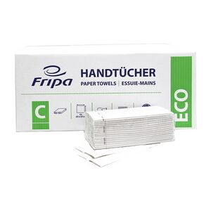 Fripa Essuie-mains ECO, 250 x 330 mm, pli-C, blanc