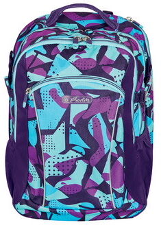 Herlitz Sac à dos scolaire Ultimate 'Camo Purple'