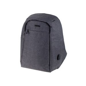 Lightpak Sac à dos 'SAFEPAK', avec port USB, gris