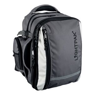 Lightpak Sac à dos pour l'école 'VANTAGE', nylon, gris