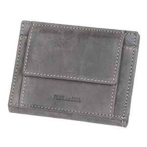 Porte-cartes avec porte-monnaie, RFID, gris Transparent / rose