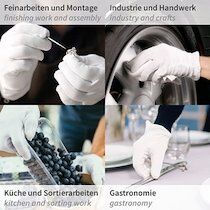 Franz mensch Gant en coton 'BLANC', L, blanc - Lot de 9 Franz mensch Gant en coton 'BLANC', L, blanc - Lot de 9