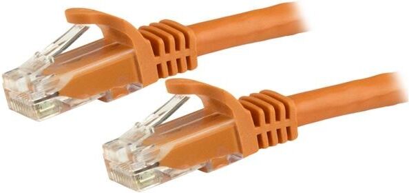 StarTech.com Cordon de raccordement UTP CAT6 (1,5 m) sans crochet - Câble patch RJ45 - Orange