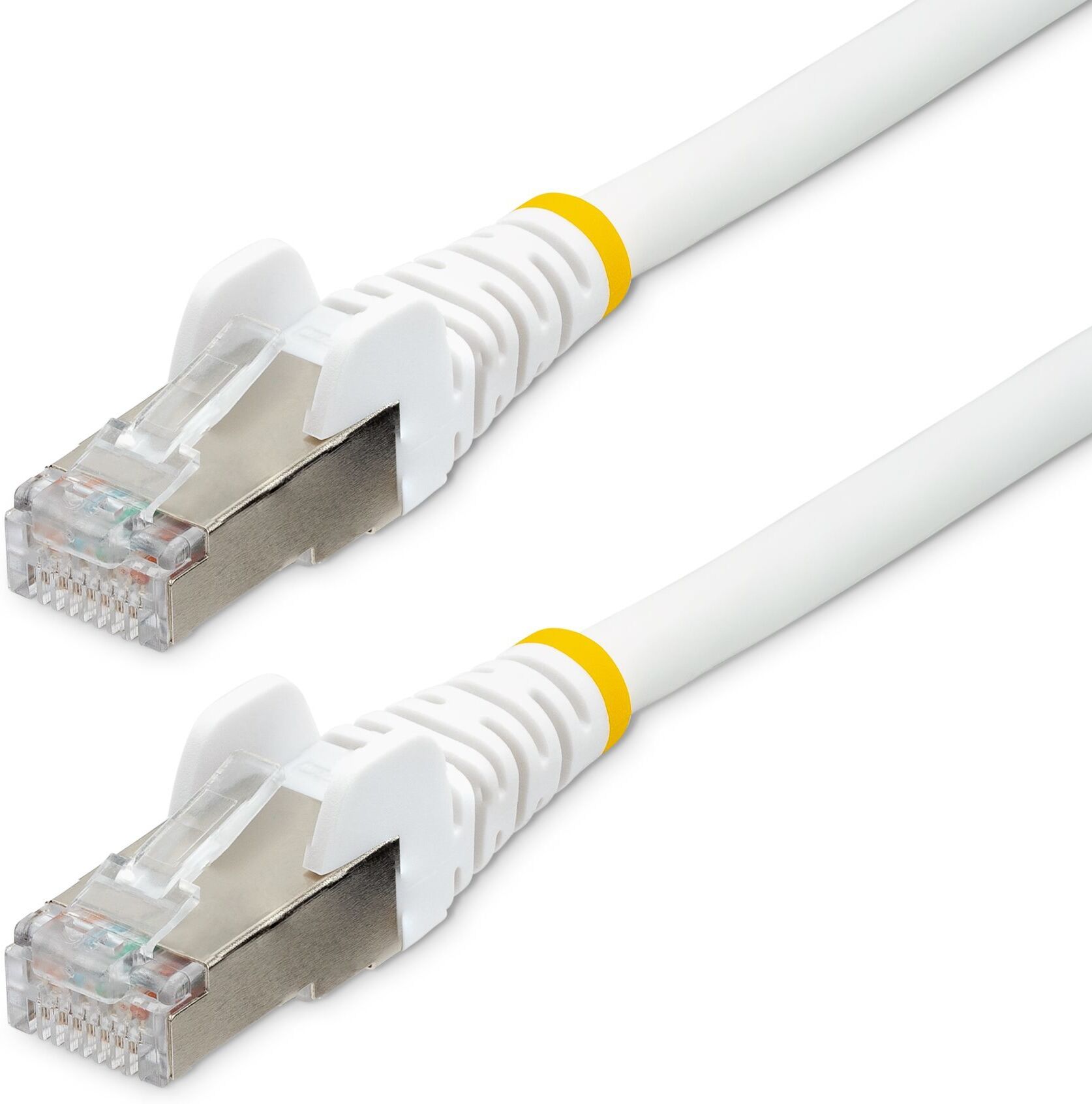 StarTech.com Câble Ethernet CAT6a 50cm - Low Smoke Zero Halogen (LSZH) - 10 Gigabit 500MHz 100W PoE RJ45 S/FTP Cordon de Raccordement Réseau Snagle...