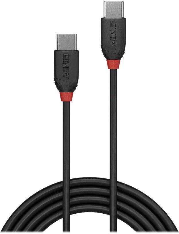 Lindy 36906 câble USB 1 m USB 3.2 Gen 1 (3.1 Gen 1) USB C Noir