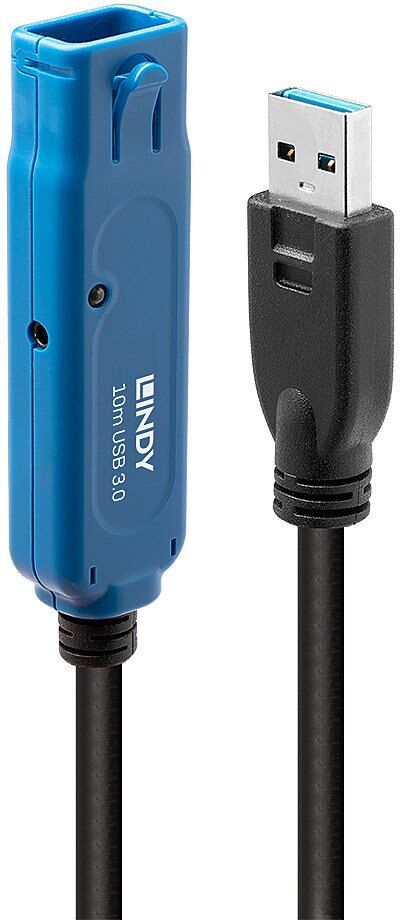 Lindy 43157 câble USB 10 m USB 3.2 Gen 1 (3.1 Gen 1) USB A Noir