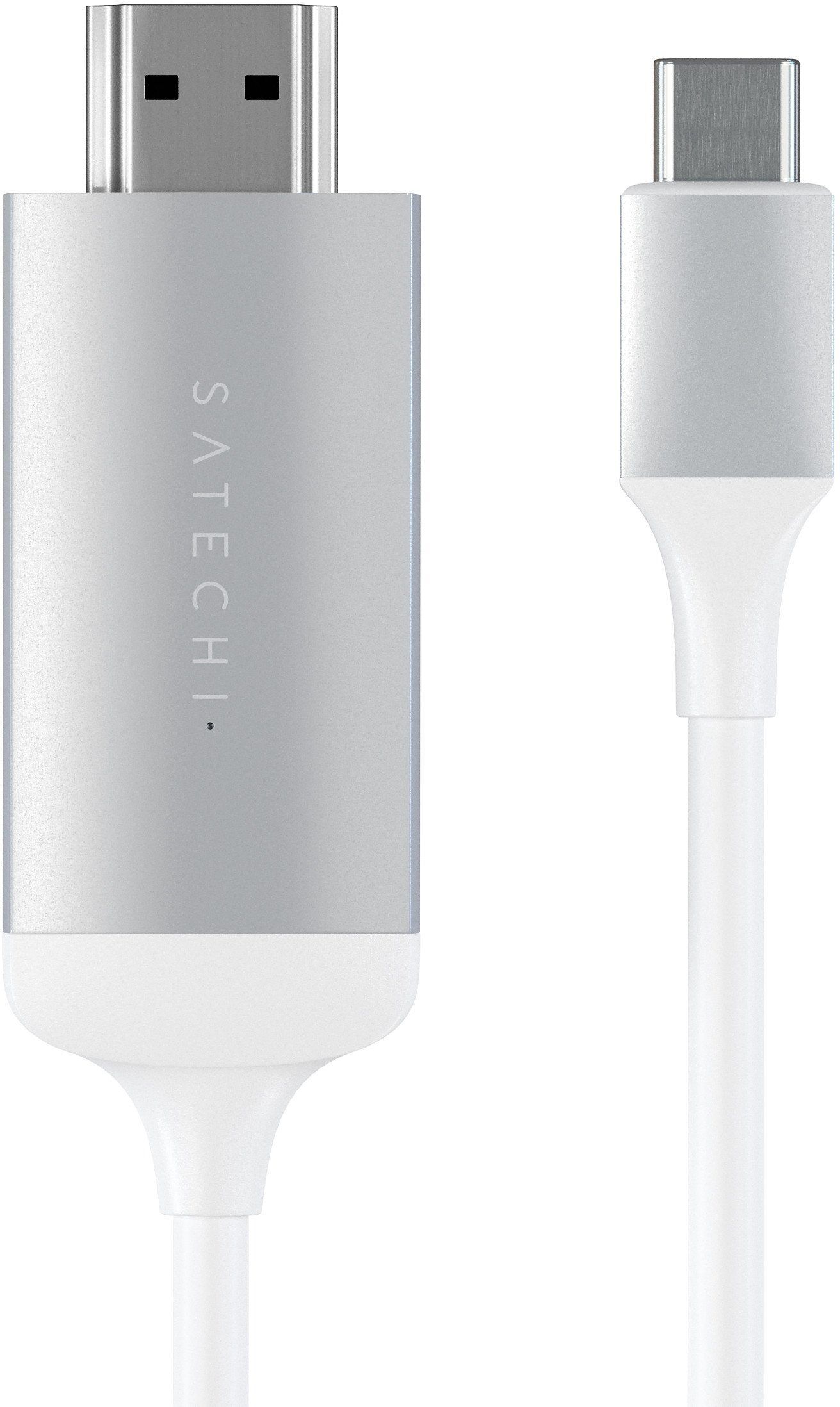 Satechi ST-CHDMIS câble vidéo et adaptateur 1,8 m USB Type-C HDMI Argent Jaune