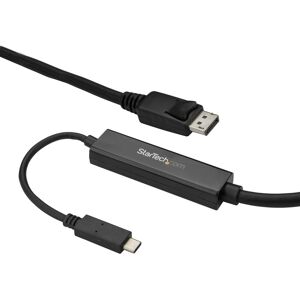 StarTech.com Câble adaptateur USB-C vers DisplayPort 4K 60 Hz de 3 m - Noir