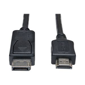 Eaton Tripp Lite P582-006 câble vidéo et adaptateur 1,83 m HDMI Type A (Standard) DisplayPort Noir