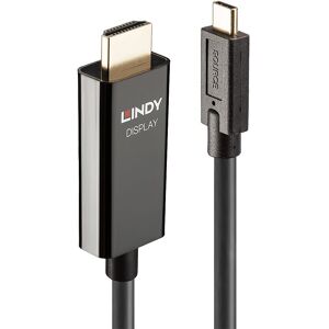 Lindy 43317 câble vidéo et adaptateur 10 m USB Type-C HDMI Type A (Standard) Noir Vert