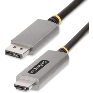 StarTech.com Câble Adaptateur DisplayPort vers HDMI, 8K 60Hz, 4K 144Hz, HDR10, DP 1.4 vers HDMI 2.1 - Convertisseur Vidéo Actif, Adaptateur Display...