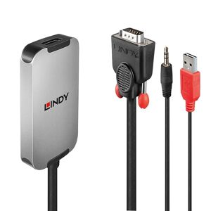 Lindy 38296 câble vidéo et adaptateur Noir, Blanc Rouge