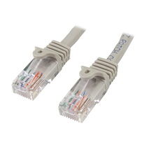 StarTech.com Câble réseau Cat5e UTP sans crochet - 7 m Gris - Cordon Ethernet RJ45 anti-accroc - Câble patch - cordon de raccordement - 7 m - gris