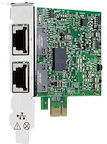 HPE 332T - adaptateur réseau - PCIe 2.0 - Gigabit Ethernet x 2