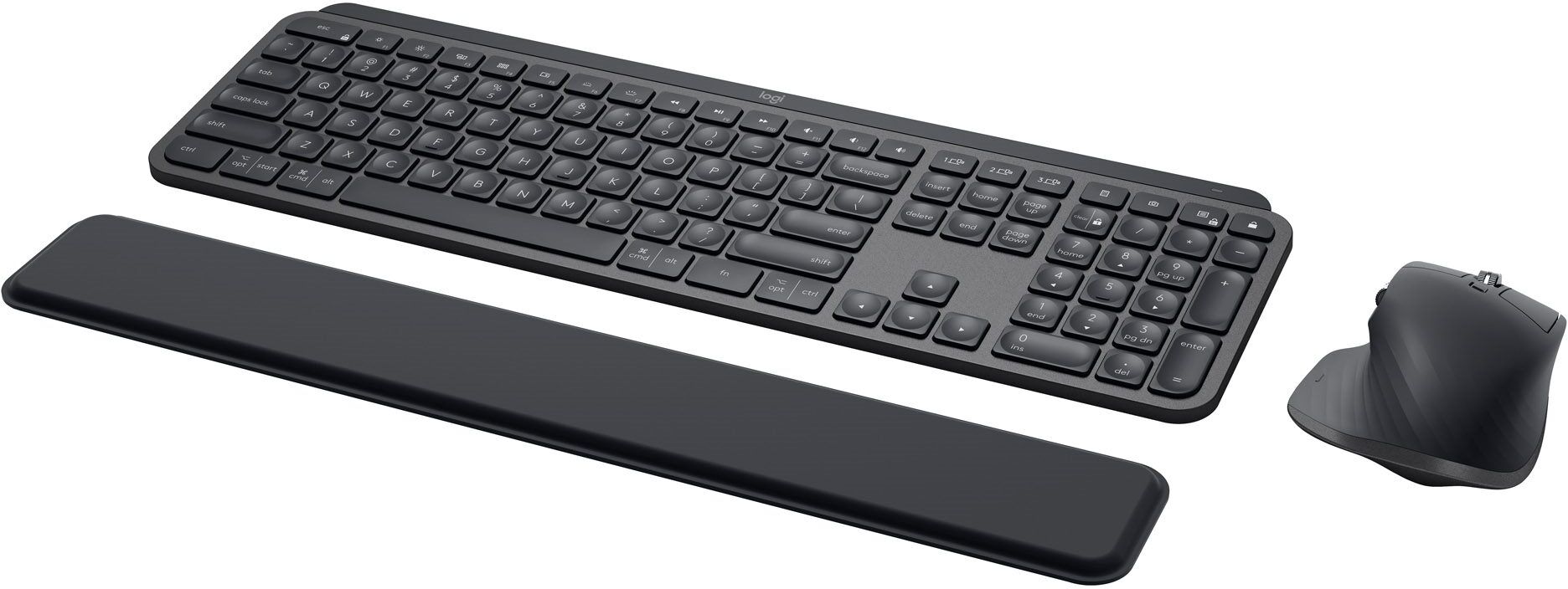 Ensemble clavier souris sans fil mini MX Keys for Business Logitech AZERTY Anthracite