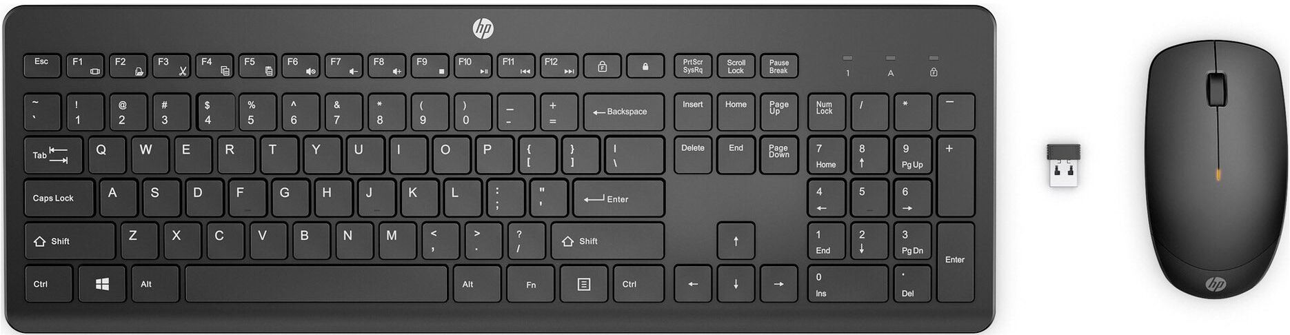 Ensemble clavier souris sans fil HP 235