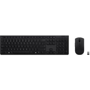 IBM 4X31K03968 clavier Souris incluse RF sans fil + Bluetooth Français Gris