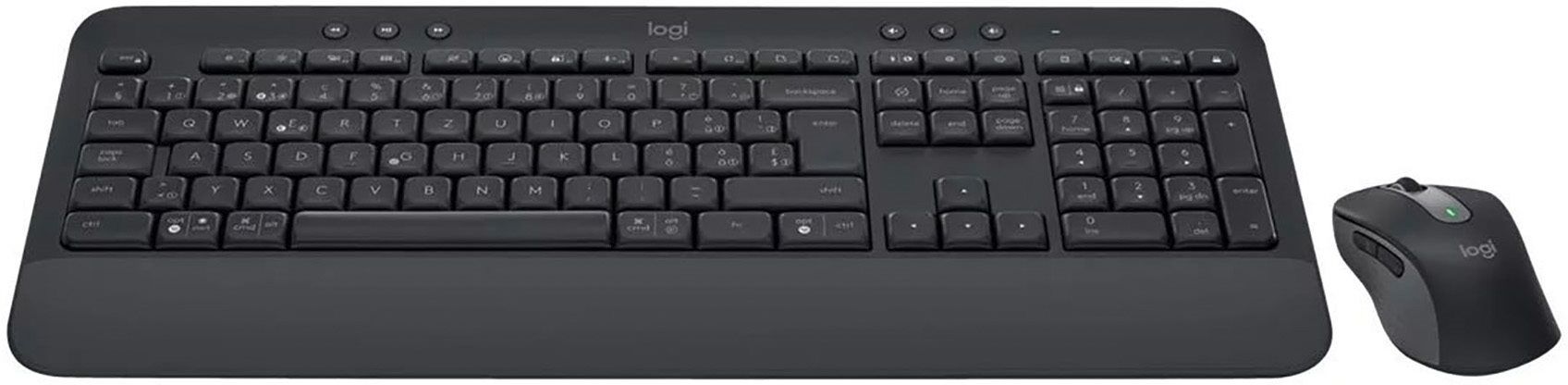 Logitech Ensemble clavier souris sans fil noir Signature MK650 For Business AZERTY Aluminium