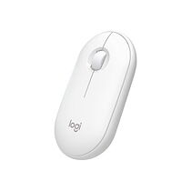 Logitech Pebble M350 - souris - Bluetooth, 2.4 GHz - blanc cassé