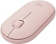 Logitech Pebble M350 - souris - Bluetooth, 2.4 GHz - rose