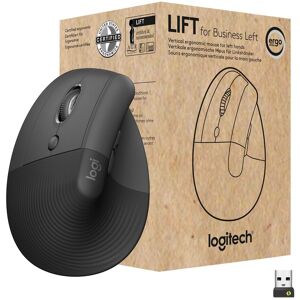 Logitech Lift for Business souris Gauche RF sans fil + Bluetooth Optique 4000 DPI