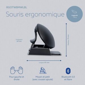 R go tools Souris ergonomique sans fil R-Go Tools Twister - Publicité