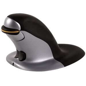 Fellowes Souris ergonomique verticale PENGUIN sans fil taille moyenne 9894701 - Publicité