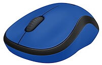 Logitech M220 Silent - souris - 2.4 GHz - bleu