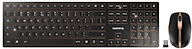 CHERRY DW 9000 SLIM - ensemble clavier et souris - US avec le symbole de l'euro - noir, bronze