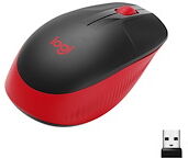 Logitech M190 - souris - rouge