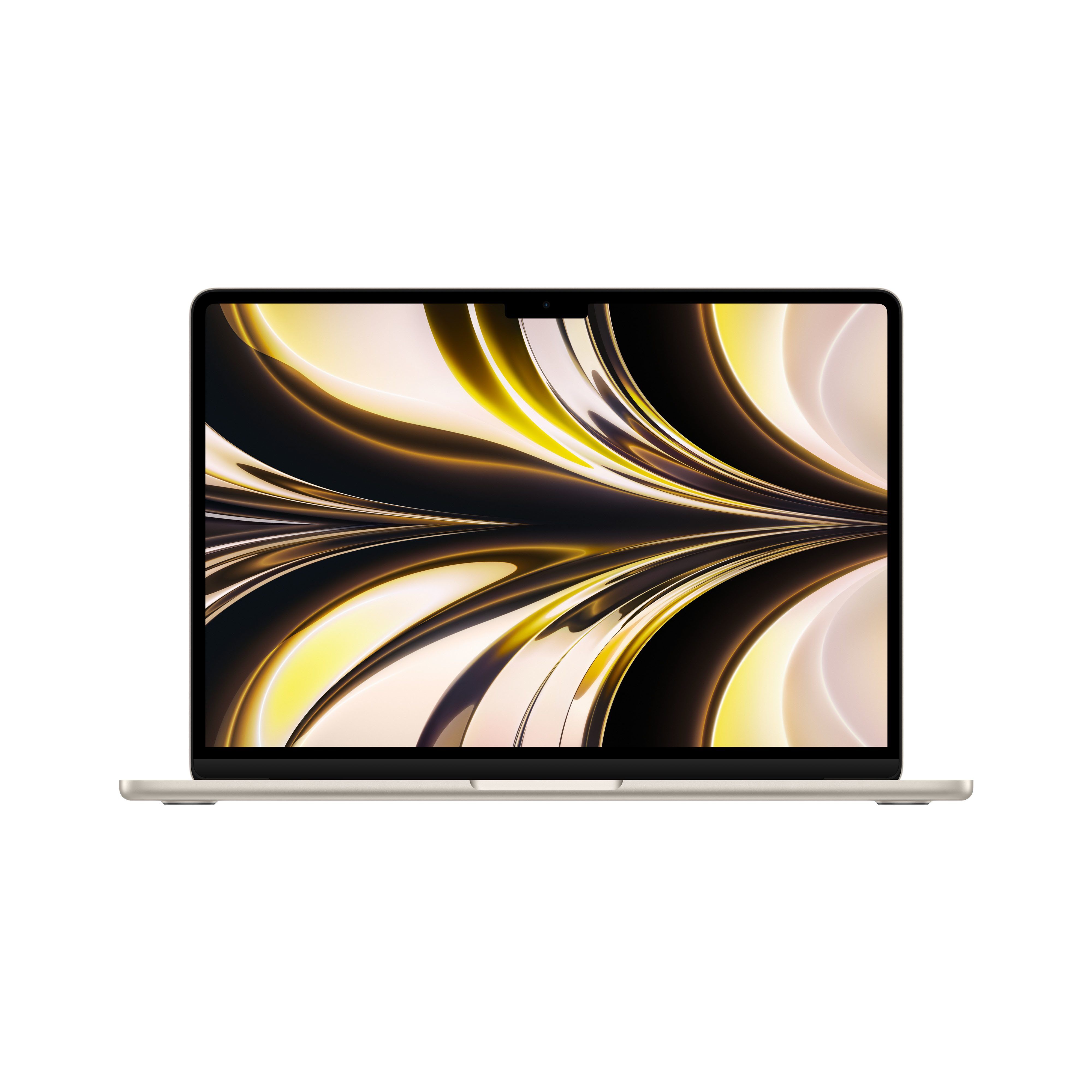 MacBook Air Ordinateur portable 34,5 cm (13.6") Apple M M2 8 Go 256 Go SSD Wi-Fi 6 (802.11ax) macOS Monterey Beige Jaune