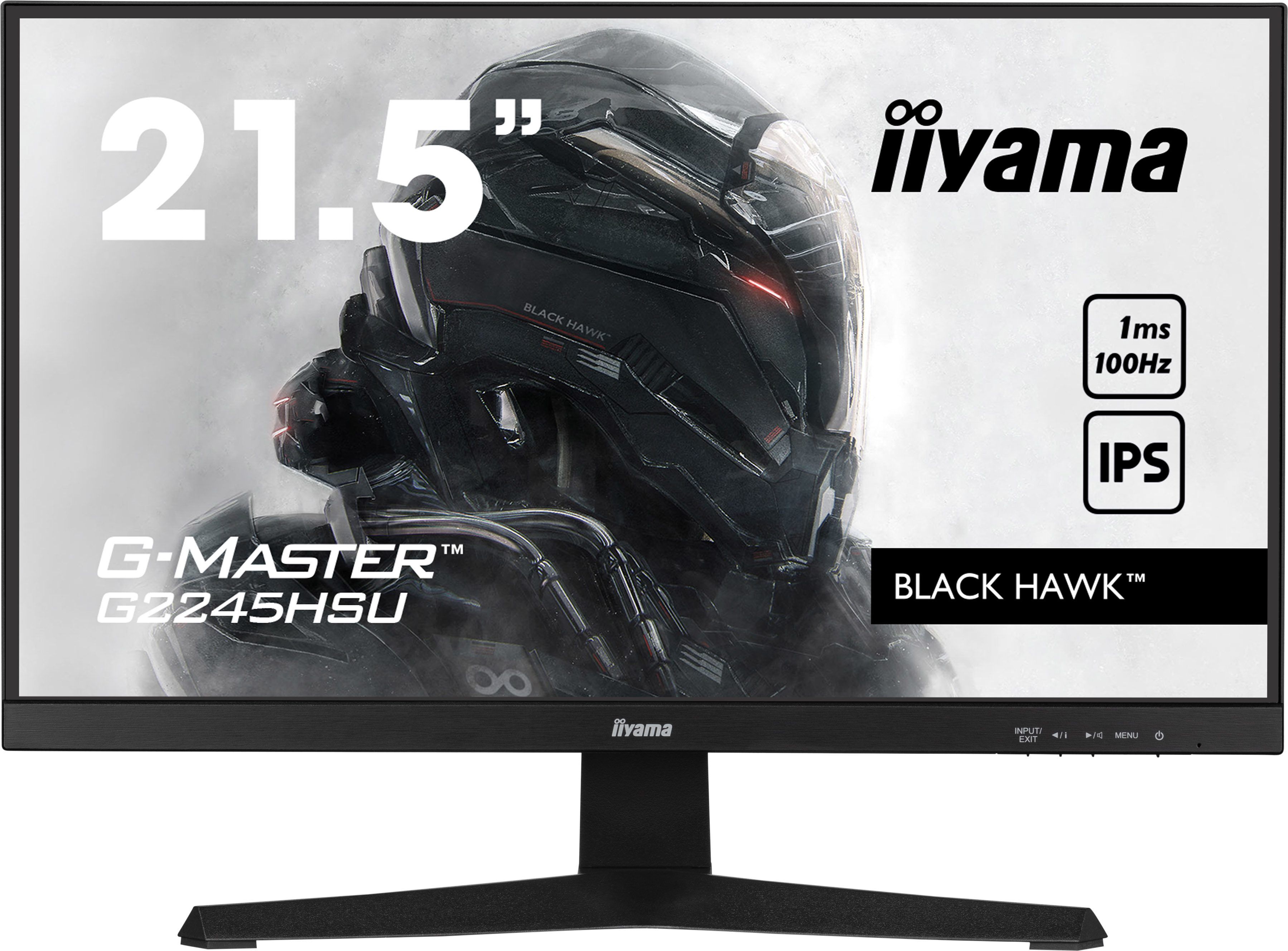 IIYAMA G-MASTER G2245HSU-B1 écran plat de PC 55,9 cm (22") 1920 x 1080 pixels Full HD LED Noir