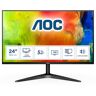 AOC B1 24B1H écran plat de PC 59,9 cm (23.6") 1920 x 1080 pixels Full HD LED Noir Vert foncé