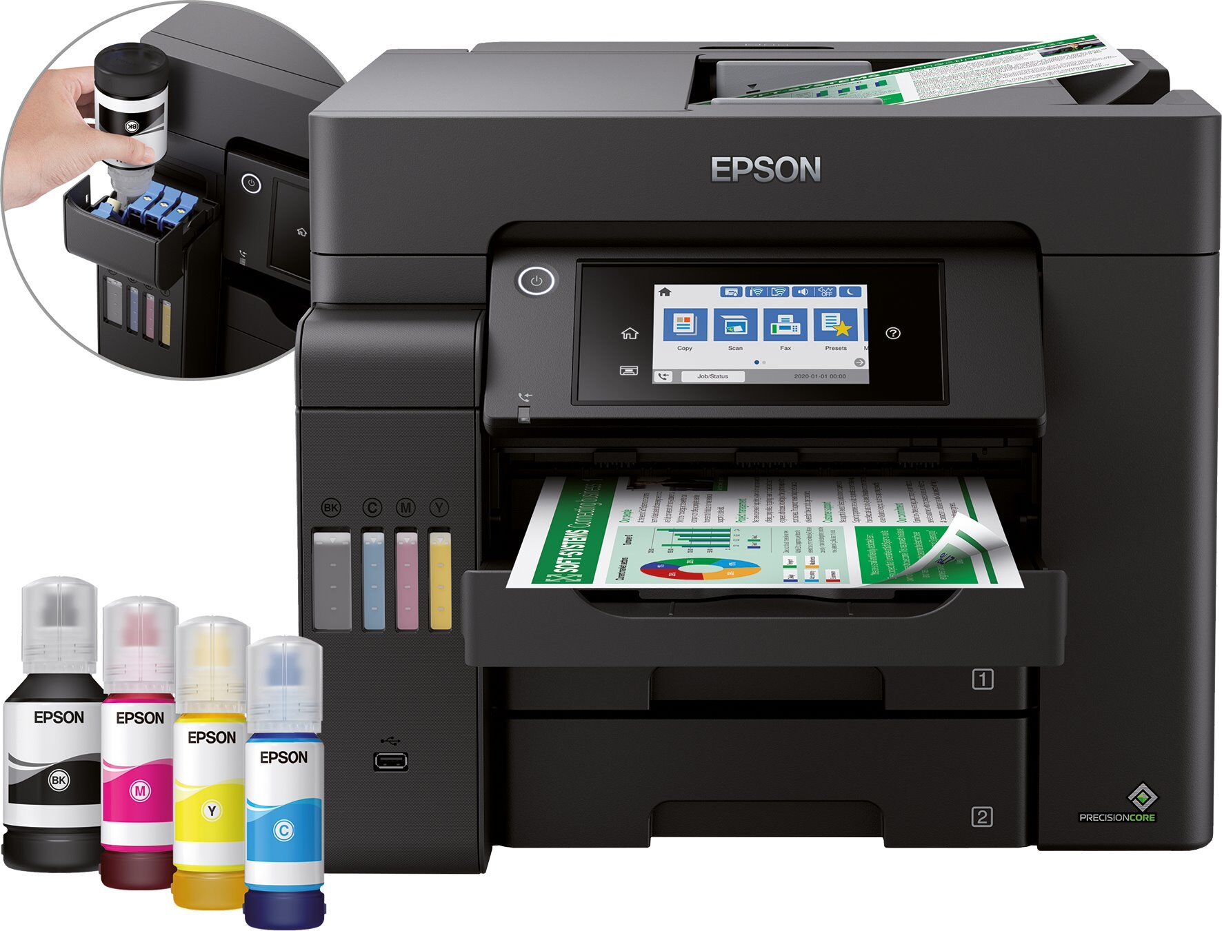 Epson EcoTank ET-5850 Noir