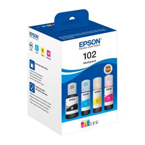 Epson Pack 4 flacon encre 102 EPSON ecotank - Publicité