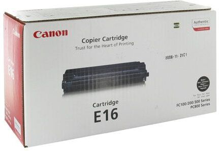 Toner Canon E16 noir pour imprimante laser Blanc