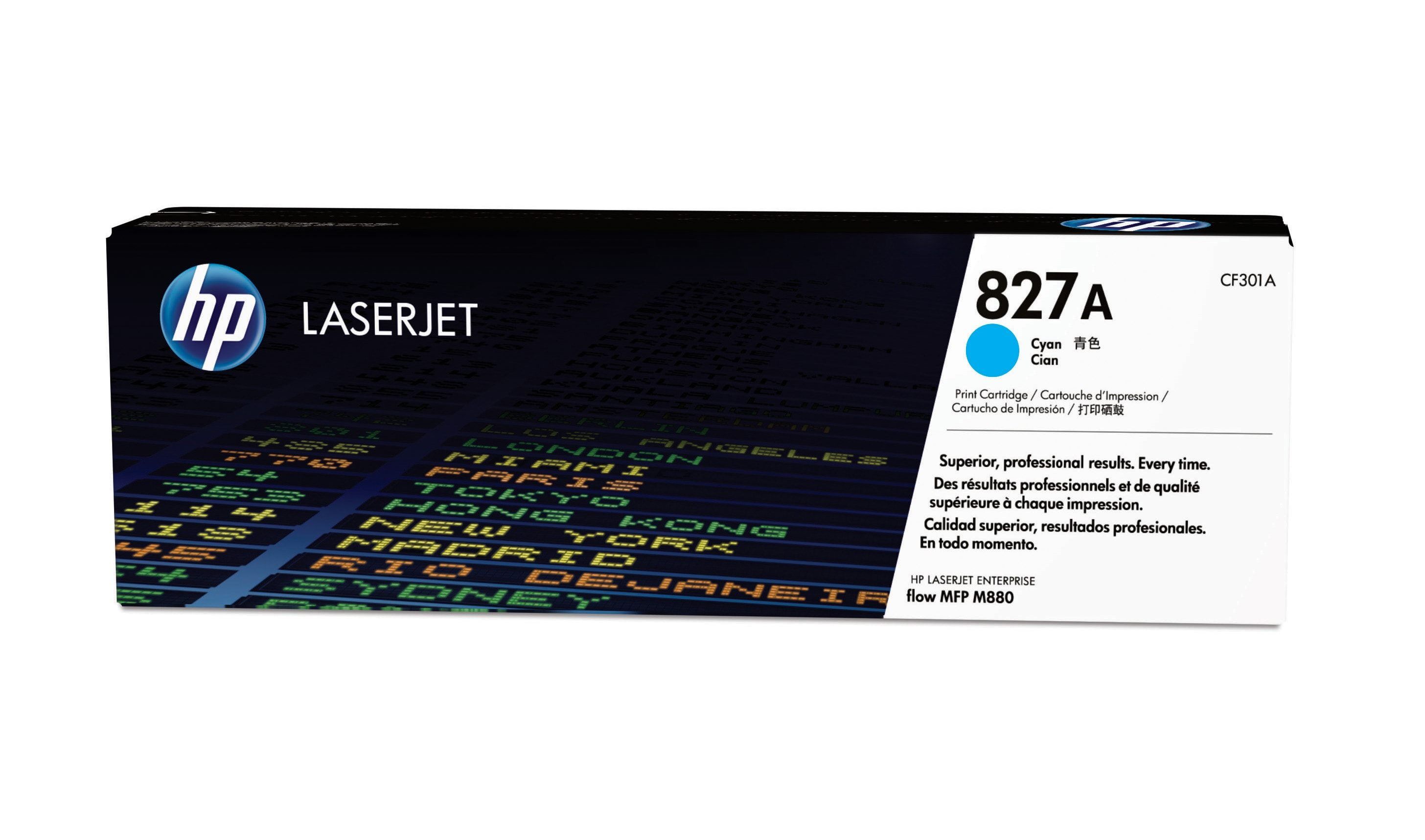HP 827A toner LaserJet cyan authentique