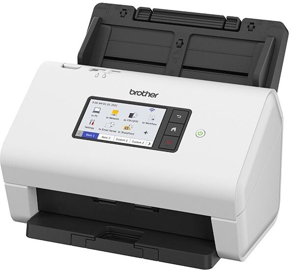 Brother ADS-4900W Chargeur automatique de documents + Scanner à feuille 600 x 600 DPI A4 Noir, Blanc